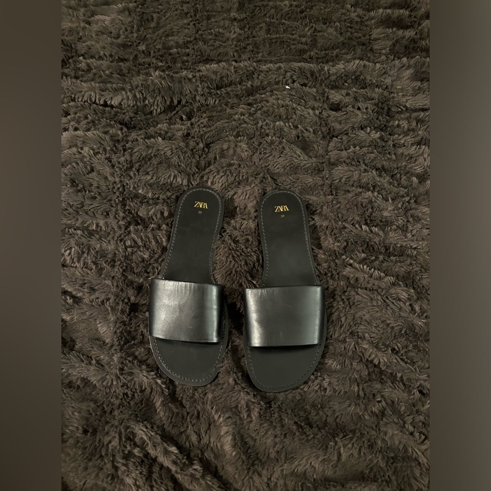 Zara black sandals
